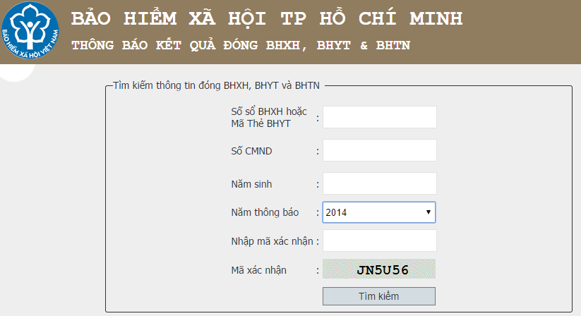 Tra cứu kết quả bảo hiểm xã hội Hà Nội